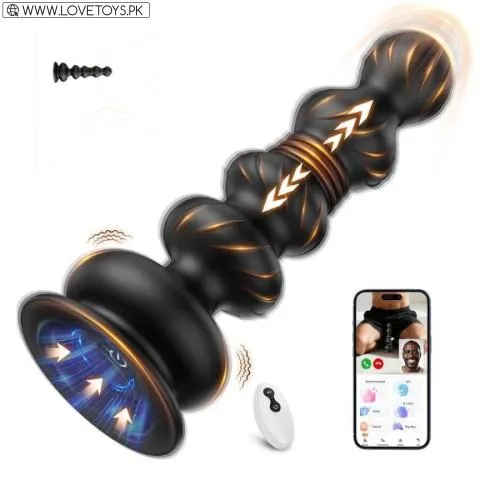 Thrusting Anal Beads Prostate Massager