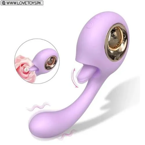Donut 2-in-1 Clit Licking Toy G Spot Vibrator