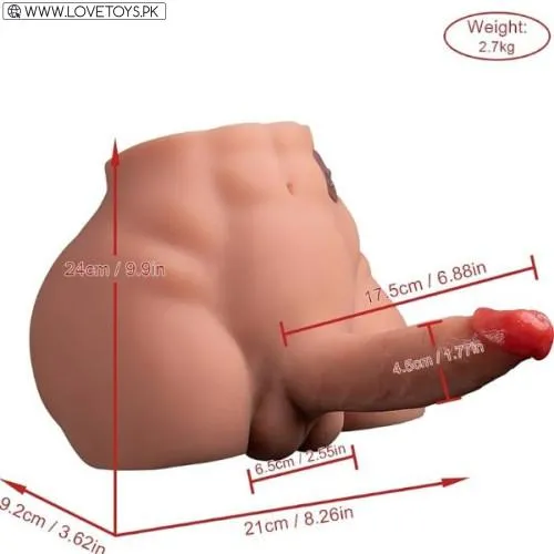 Male Sex Doll with Realistic Dildo