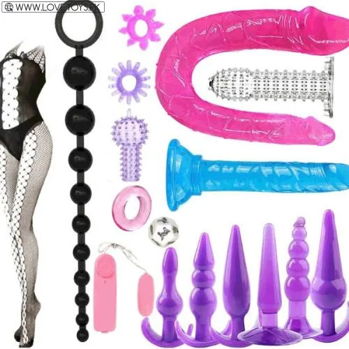 17 in 1 Anal Plug Set Pleasure Plug Toy for Women