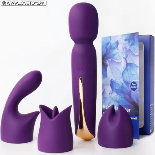 4 in 1 Vibrator Wand Kit Women Sex Toys