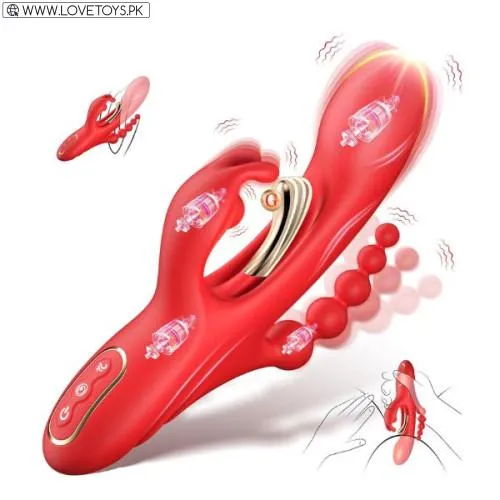 4 in 1 Sex Toys Rabbit Vibrators Dildo 