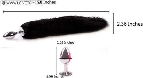 Butt Plug Fox Tail Cosplay Anal Plug 