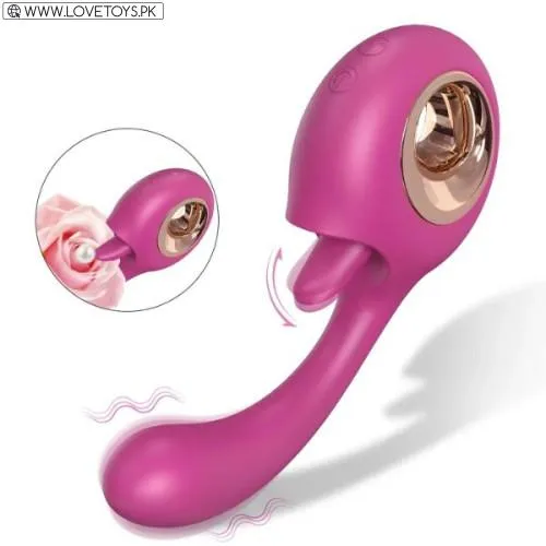 Donut 2-in-1 Clit Licking Toy G Spot Vibrator