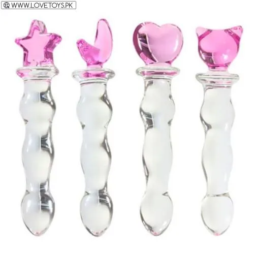 Pink Wand Glass Dildo