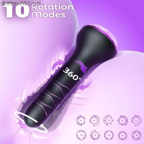 Prostate Massager with 10 Vibrating & Rotating Modes