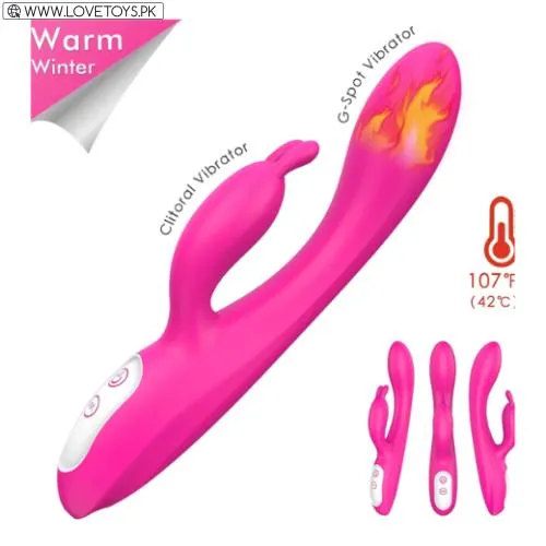 Silicone Rabbit Heating Vibrator In Pakistan