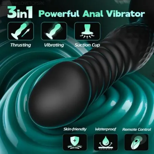 Thrusting Anal Plug Sex Toys for Men