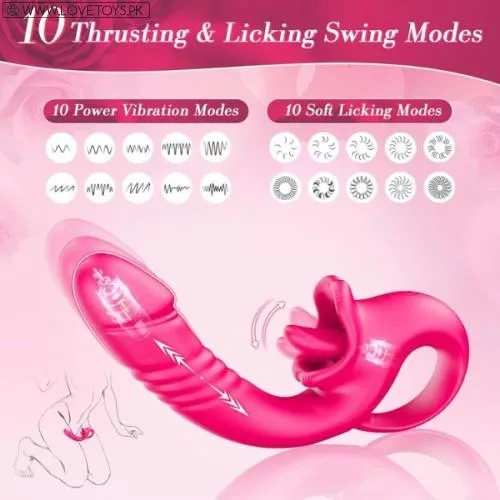 Thrusting Dildo Vibrator Sex Toys for Women