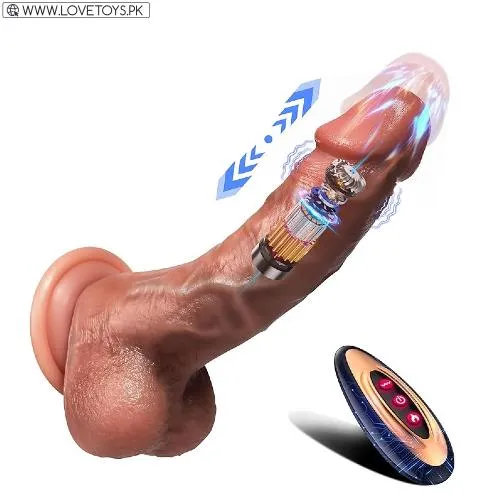 Thrusting Dildo Vibrator Sex Toys - Realistic Dildos for G Spot Anal Stimulation