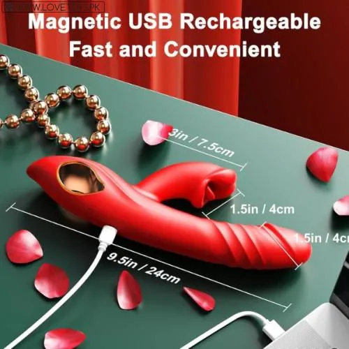 Vibrator Thrusting Dildo Adult Sex Toys 4IN1 In Pakistan